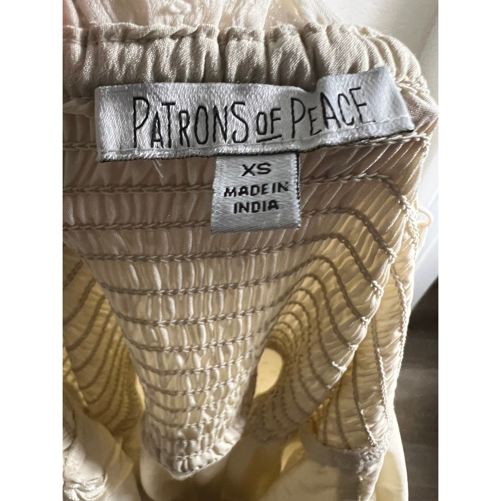 Patrons of Peace Swiss Dot Tiered Maxi Dress Gunne Sax Prairie Cottagecore - Picture 7 of 7